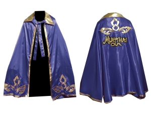 Kanong Custom Boxing Batman Robe : Navy Lai Thai